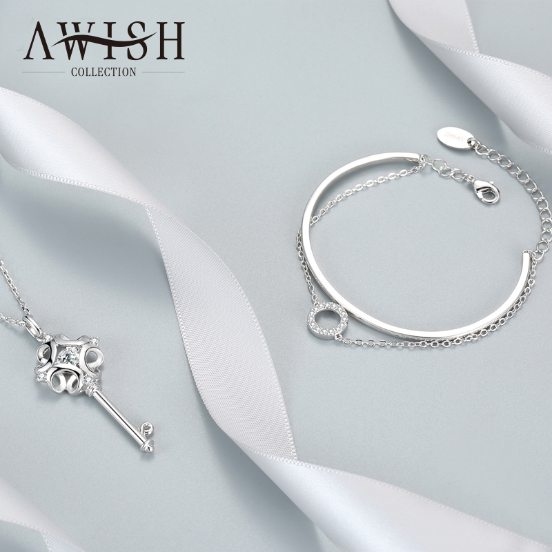 AWISH 怦然心动套装项链手镯节日礼物