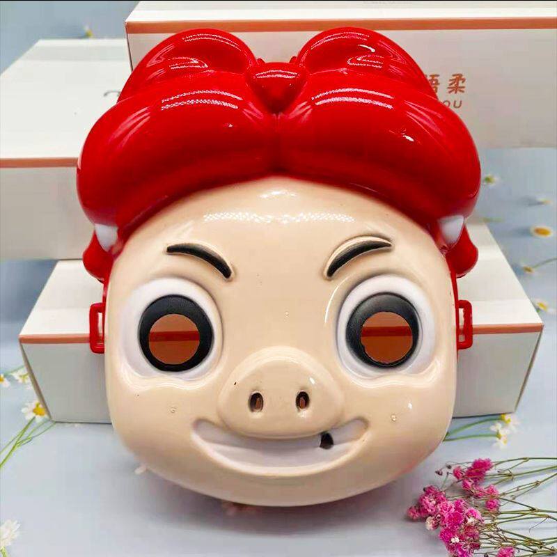 猪猪侠面具卡通动漫全脸兔子美国队索尼客2022新款儿童玩具