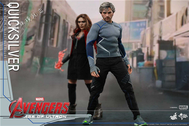 全新现货 hottoys ht mms302 1:6 复仇者联盟2 快银 quicksilver