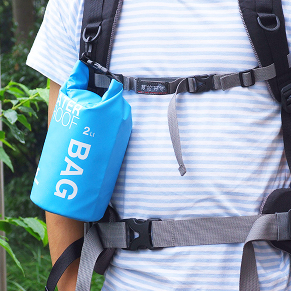 户外游泳专用防水桶包单肩双肩溯溪漂流玩水沙滩旅行便携桶包