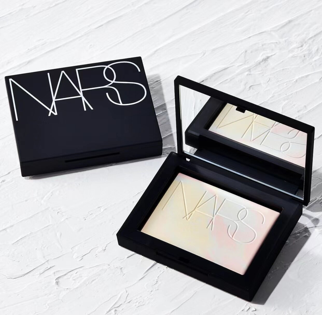 现货nars五花肉大白饼流光美肌蜜粉饼星光粉stardust/月光蓝 限定