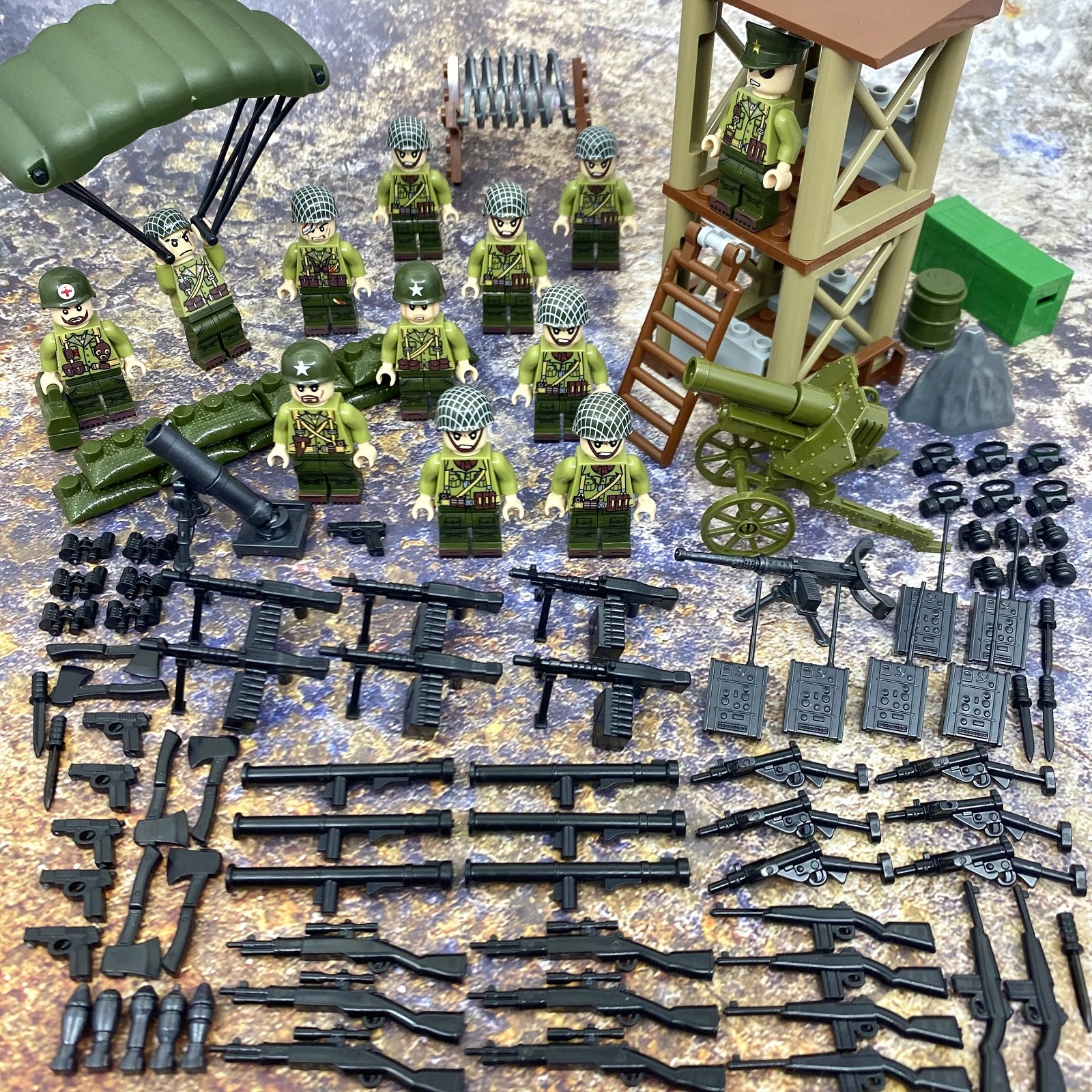 乐高长津湖战役抗美援朝八路军志愿军美军士兵积木人仔拼装11玩具