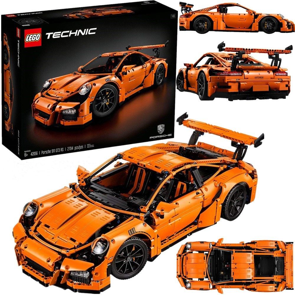 乐高积木42056保时捷911gt3赛车机械组大成人高难度拼装汽车模型