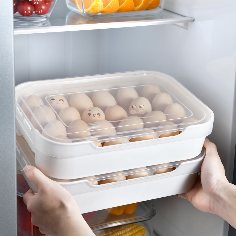 鸡蛋收纳盒冰箱专用食品级保鲜盒子厨