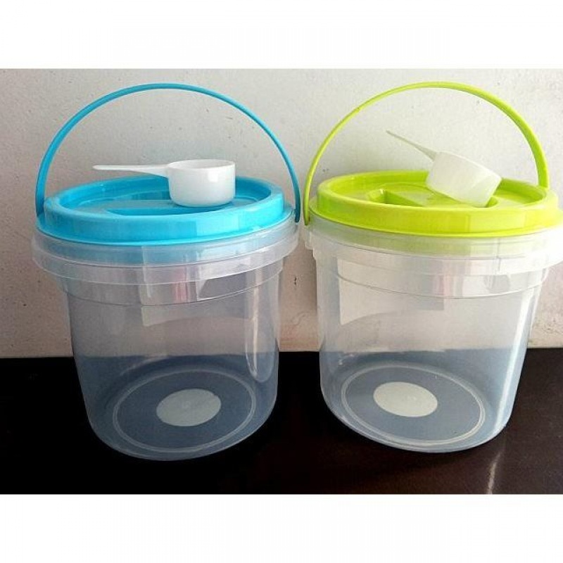 Washing powder keg Storage bucket Covered household trumpet Plastic Washing powder Box Container Special bottles Miniin the Rubber Material Science products, Plastic containers, Plastic bucket/Plastic bottles/Plastic containers category - from Buy2taobao.com to provide professional Taobao agent buy service
