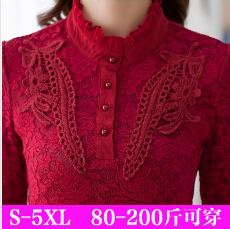 秋冬妈妈装长袖加绒T恤中年妇女蕾丝短款保暖上衣加厚打底衫高领t在类目 女装/女士精品, T恤中 - 来自Buy2taobao.com提供专业的淘宝代购服务