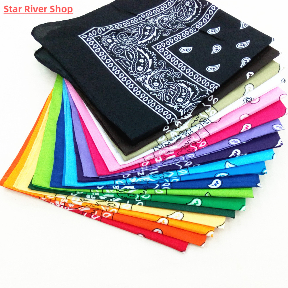 Fashion Bandana Kerchief Head Square Scarves Print Handkerch