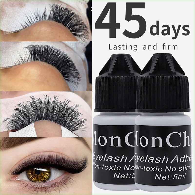 Eyelash Extension Glue Black Waterproof Quick Drying Adhesiv