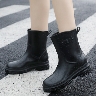 2024新款时尚雨靴女款耐磨网红爆款胶鞋防滑水鞋雨天防水成人雨鞋