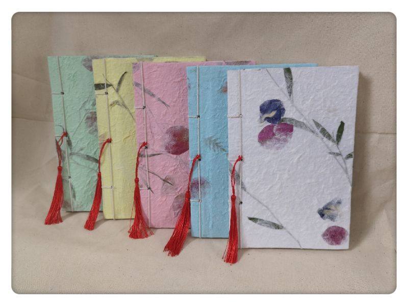 花草纸礼物包装纸复古中国风东巴纸森系花瓣纸礼品包装特种艺术纸