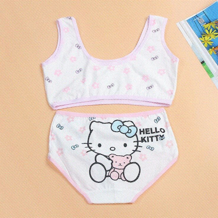 小孩乳罩女孩抹胸内衣背心胸罩纯棉套装10岁文胸