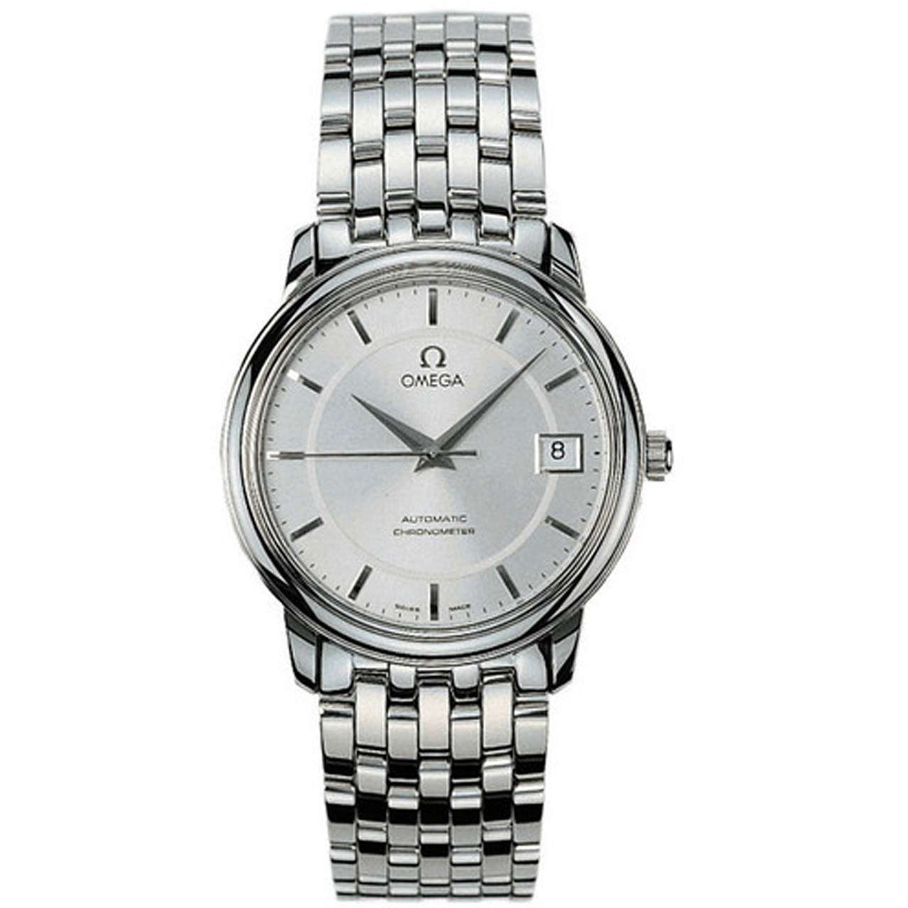 [无保留价][9.0新]欧米茄碟飞系列自动机械中型男表 4500.31.00