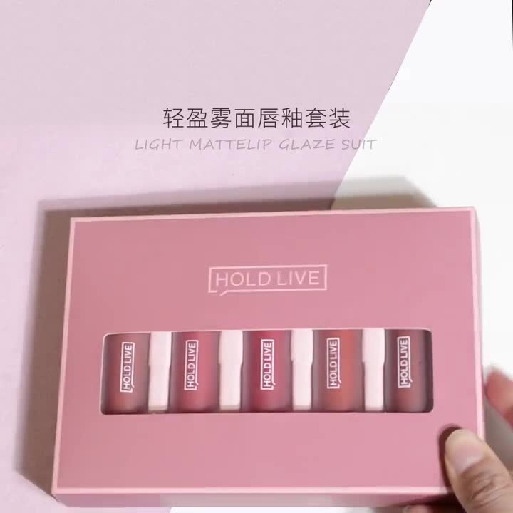 hold live唇釉套装轻盈雾面丝绒非VNC日记李嘉琪红棕zara口红在类目 彩妆/香水/美妆工具, 唇彩/唇蜜中 - 来自Buy2taobao.com提供专业的淘宝代购服务