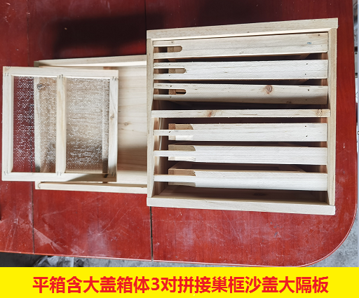 中国拼接巢框育王箱蜂妹子交尾箱杉木蜂箱欲育王框标箱格子箱凹凸