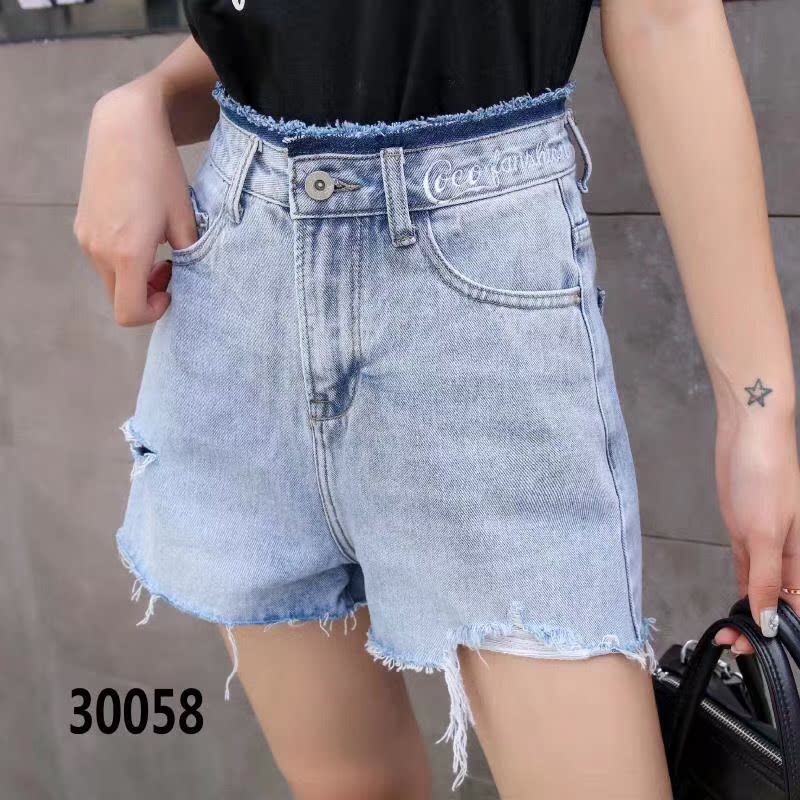 2019 summer Explosive money Paige blue Flash tassels Jeans Cut shortsin the Women's clothing/Boutique , Jeans category - from Buy2taobao.com to provide professional Taobao agent buy service