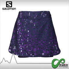 Salomon萨洛蒙女款轻量速干跑步短裙马拉松运动短裤AGILE SKORT W