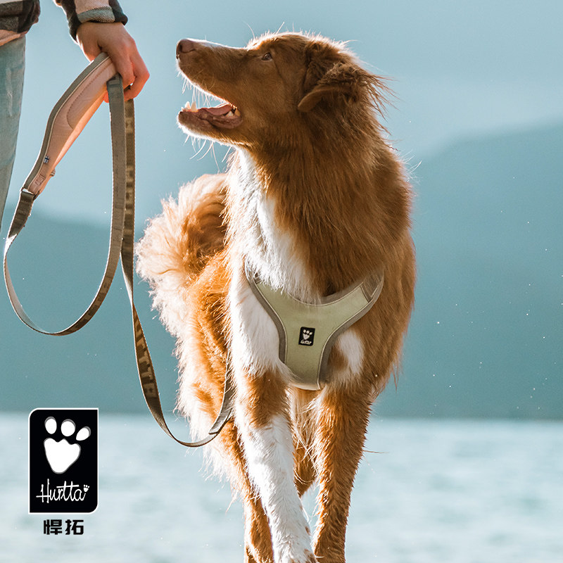 hurtta悍拓乐途胸背带柯基柴犬宠物狗背心式外出金毛狗狗背带