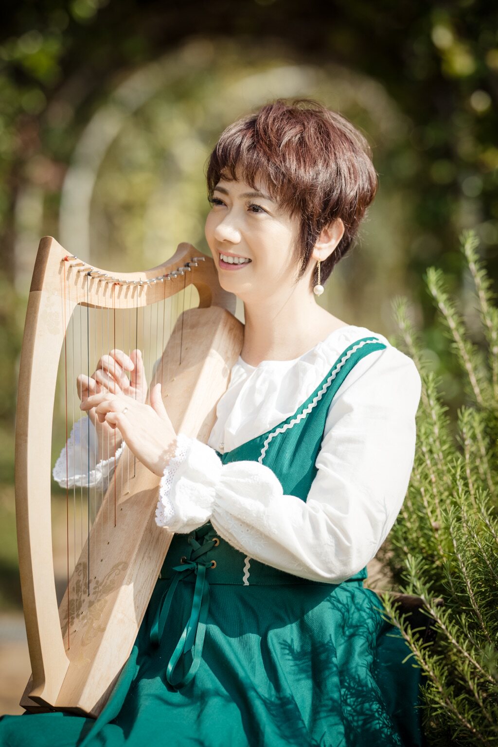 庄生梦蝶便携式凯尔凯尔特特小竖琴专业弦乐器小型乐器竖琴