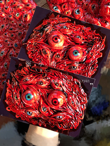 淘宝重口味机壳定制贴纸制作密集眼珠恐惧症保护壳iphone6s 7p手机壳