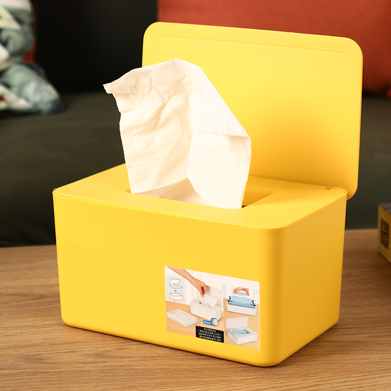 抽纸盒有盖密封口罩盒 纸防水餐厅客厅纸盒抽纸盒北欧家用纸巾盒