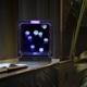 变色LED鱼缸仿真动态水母水族箱宠物创意氛围灯桌面风水摆件礼物