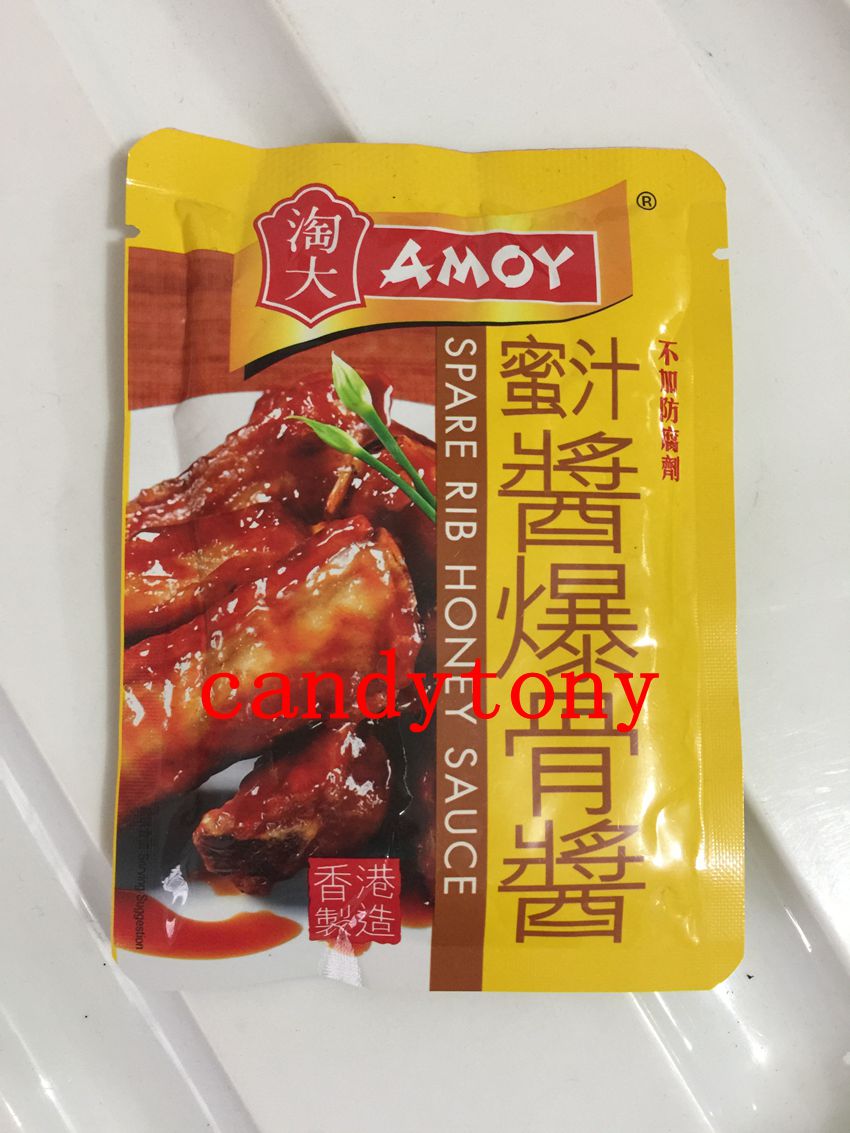 香港AMOY淘大 蜜汁酱爆骨 80G/包9.99元  10包包邮