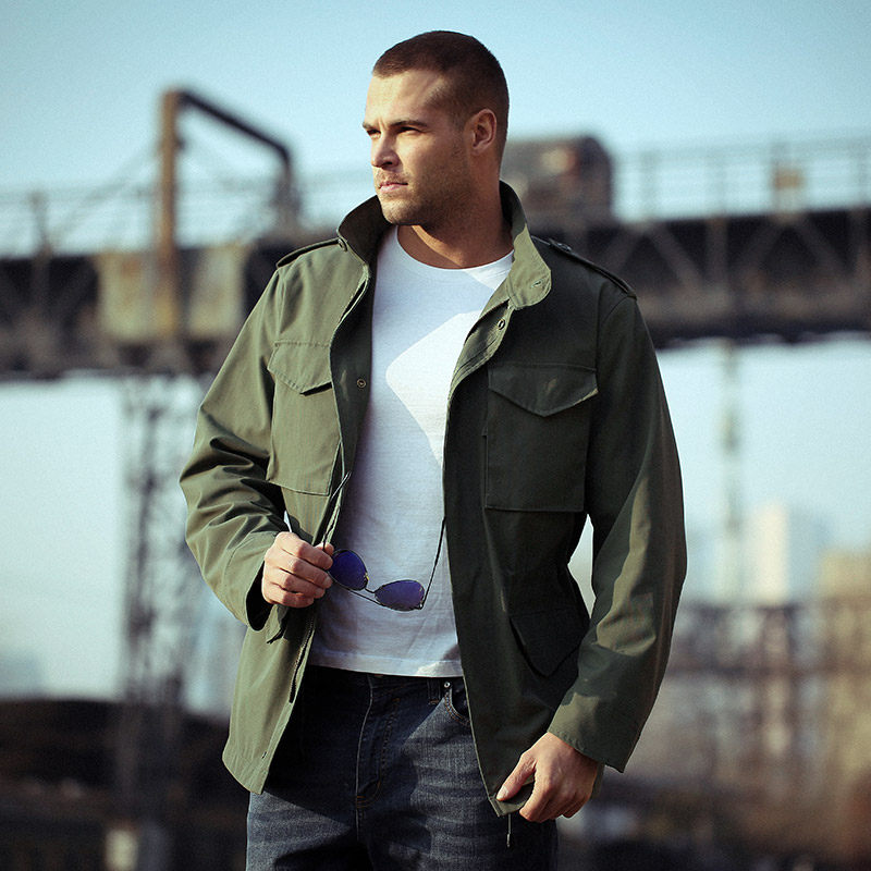 龙牙m65战地风衣 军迷勤务修身战术服m65风衣春秋外套男铁血君品