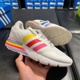 adidas三叶草男女鞋夏ZX 1K Boost 缓震轻便透气运动休闲鞋GW2418