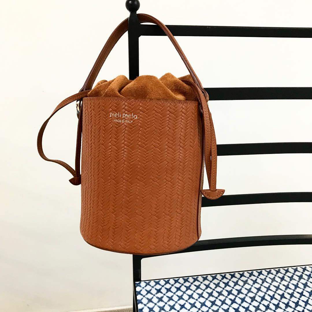 【样品特卖】meli melo拼色缇拉thela小号摇篮包微瑕一口价