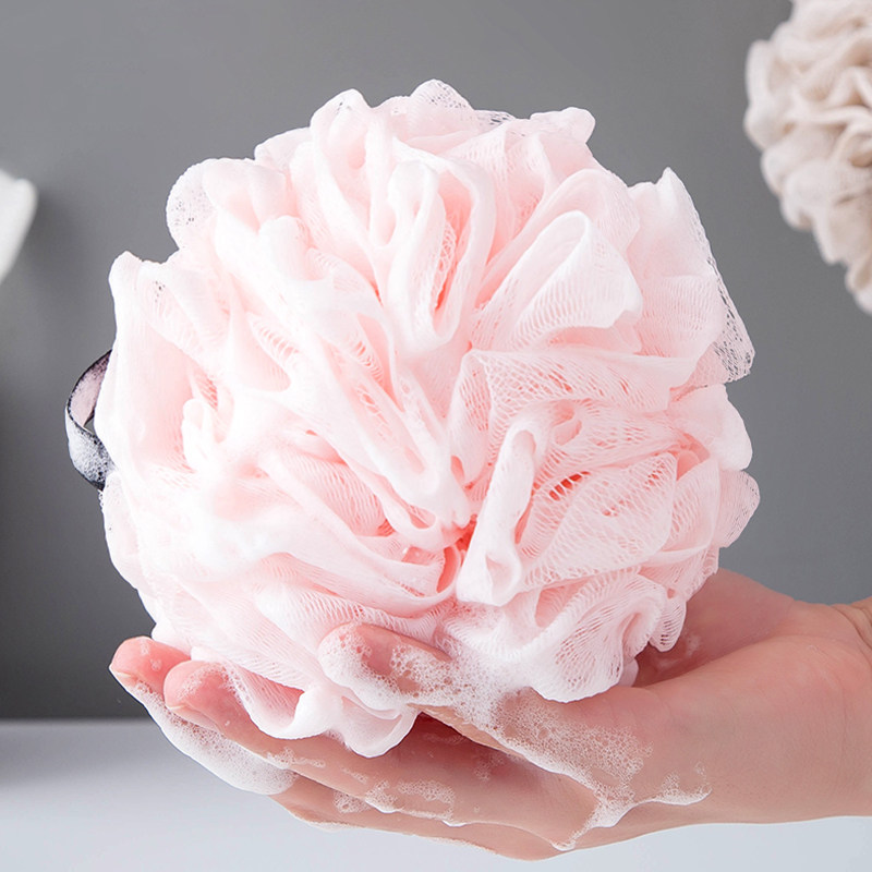 大号沐浴球浴花球高档不散可爱少女起泡泡澡球洗浴用品搓背洗澡巾