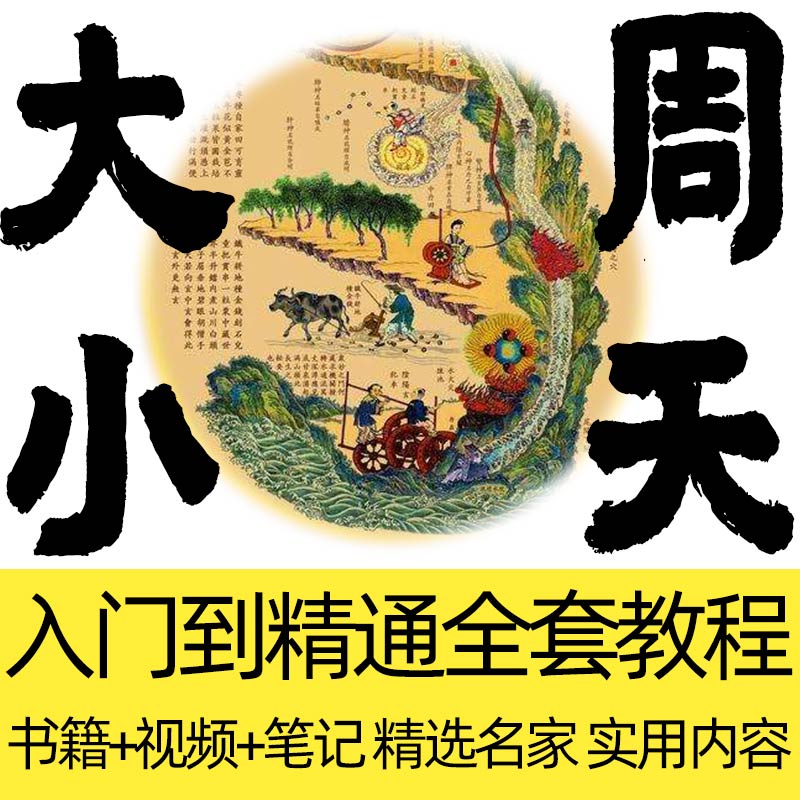 气功大小周天修炼法修真修仙功法秘籍真传非普传丹道大周天经脉图