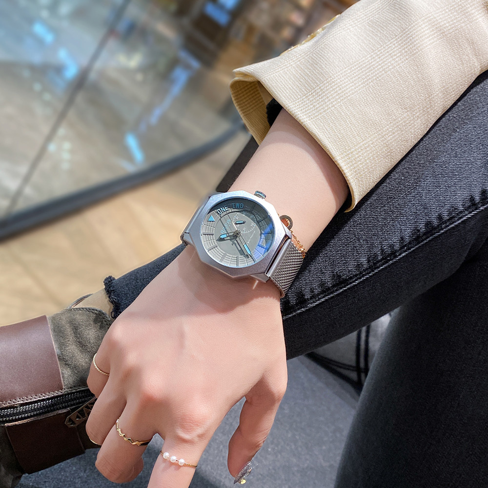 聚利时皇家橡树手表女高级感霸气ins风日韩简约女士品牌正品表潮