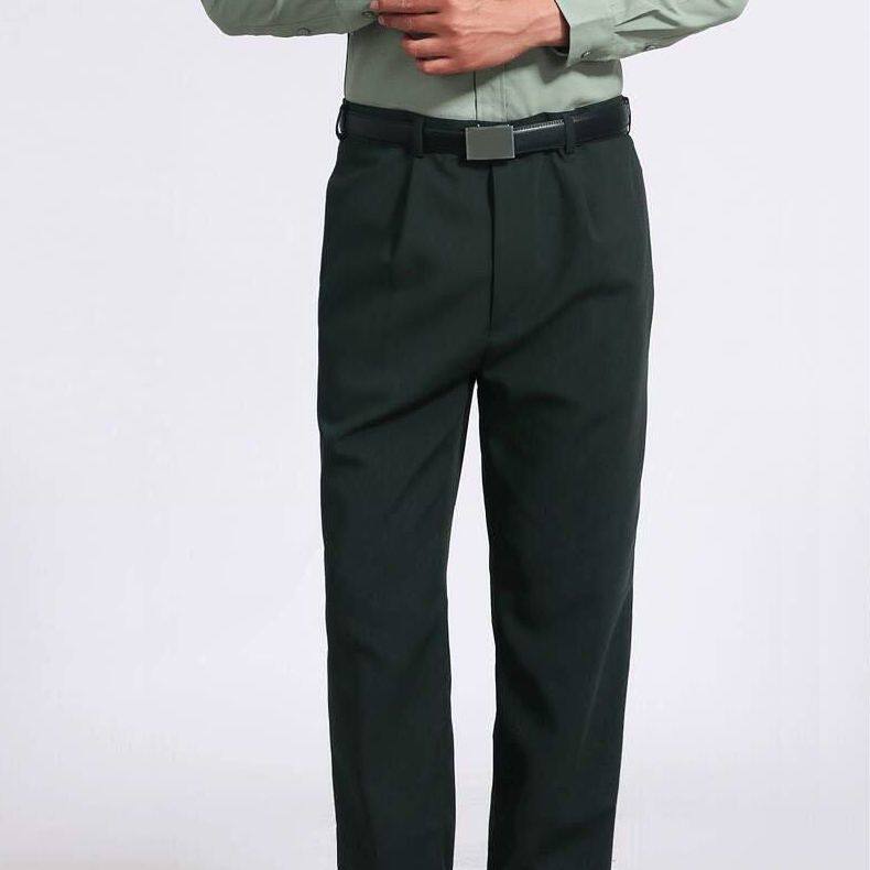 新式松枝绿军绿军迷武春秋常服单裤毛料冬裤橄榄绿男女款夏裤