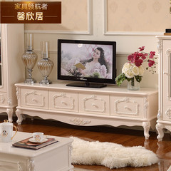 欧式电视柜简约现代客厅实木地柜宜家小户型烤漆电视机柜组合家具