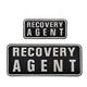 RECOVERY AGENT故障恢复代理战术背心大背贴胸贴刺绣魔术贴士气章