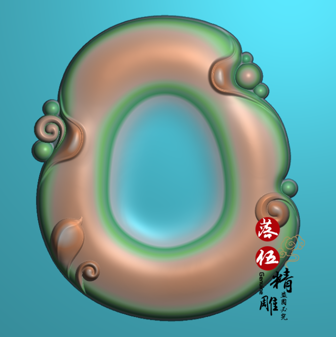 随型底圆5312齐天大圣精雕图 浮雕玉雕灰度图 电脑雕刻jdp bmp