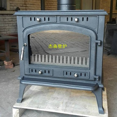 杰森壁炉 独立真火壁炉 铸铁壁炉 现货 火炉 燃木真火壁炉 JS40