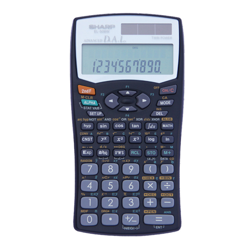 正品sharp夏普el506w函数科学计算器el506w学生中考计算器