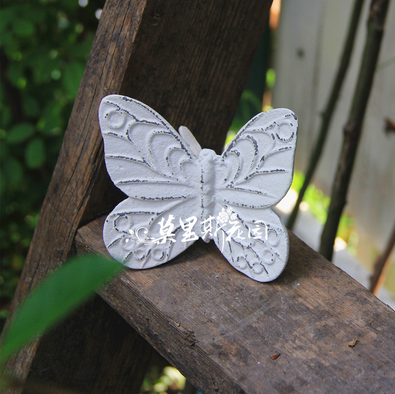 莫里斯花园 花园杂货铸铁蝴蝶花园装饰花园摆件