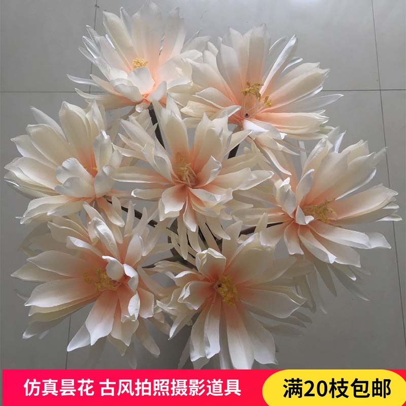 单支昙花仿真花 插花路引摆件家居装饰橱窗美陈古风摄影拍照道具|ruв категории Домашний быт, ваза/цветок/искусственные цветы/моделирование украшения, искусственные цветы/искусственные цветы - от Buy2taobao.com для оказания профессиональной услуги покупки агента Taobao