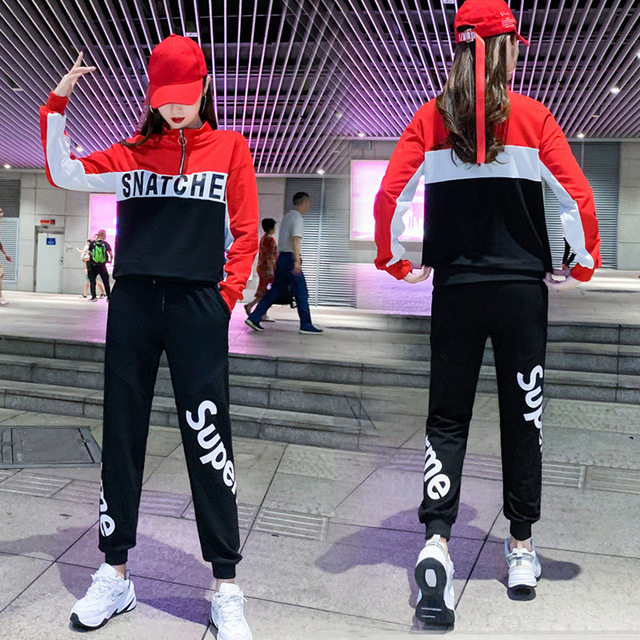 芳之舞广场舞秋冬曳步舞服装新款套装运动服女健身鬼步舞衣服宽松