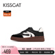 KISSCAT接吻猫24年春新品美式轻便运动鞋复古阿甘鞋经典德训鞋女