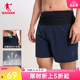 中国乔丹梭织短裤2024夏季新款男宽松跑步训练休闲男士运动裤