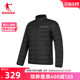 中国乔丹羽绒服男2023冬季商场同款防泼水保暖简约长袖外套正品