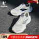 乔丹独白4.0休闲鞋男2025夏季新款网面透气运动鞋厚底复古鞋子潮