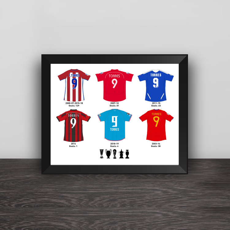 Torres Career Jersey solid wood decorate Photo frame Photo wall Tables swing Hanging box Home Furnishing muralin the Home accessories , Frame/Frames category - from Buy2taobao.com to provide professional Taobao agent buy service