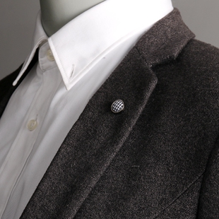 韩国男饰品金属布包钮扣针配饰简约西装小扣针配饰西服领针领扣