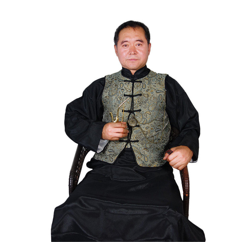 抖音同款民国地主老爷上海滩冯敬尧杜月笙管家长衫演出服装出租