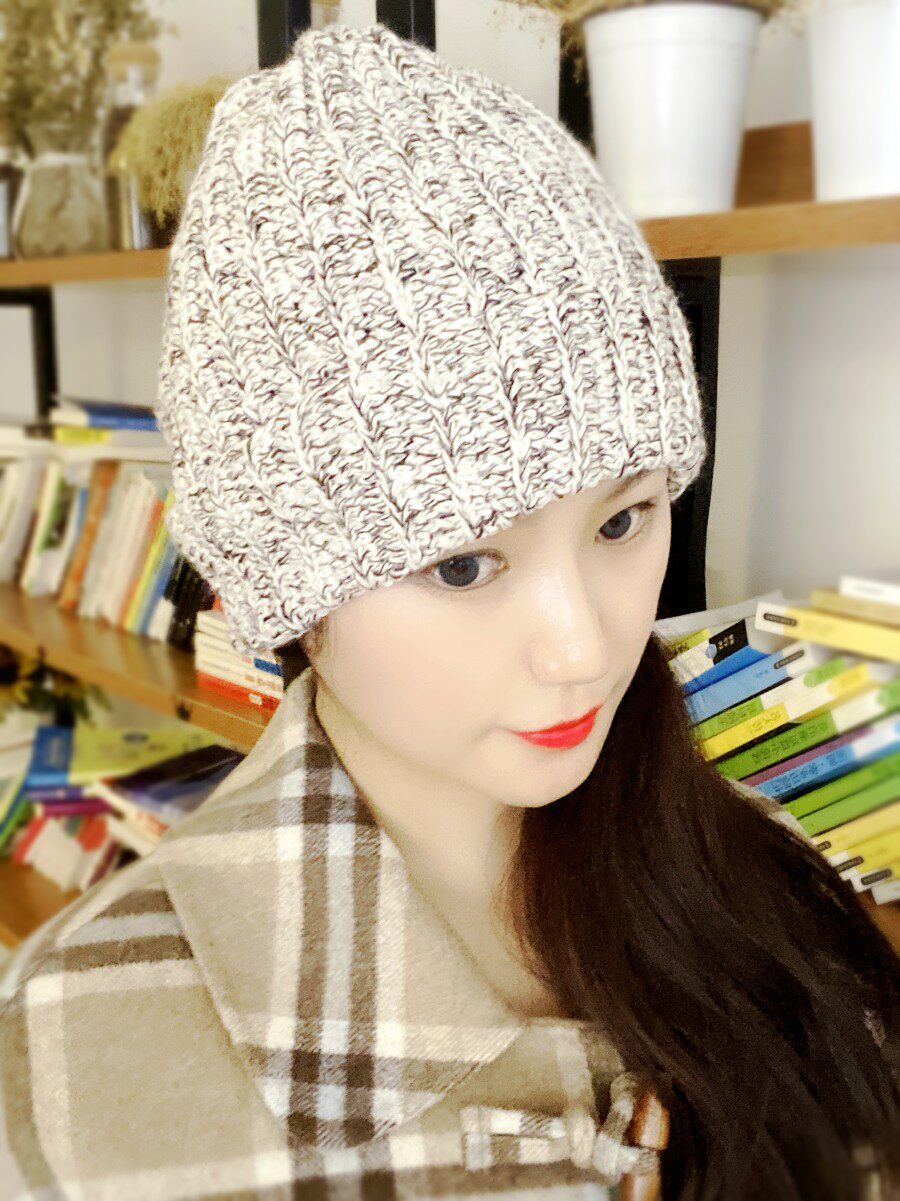 纯手工秋冬包头帽瓜皮帽针织毛线帽情侣保暖冷帽产后月子包头帽