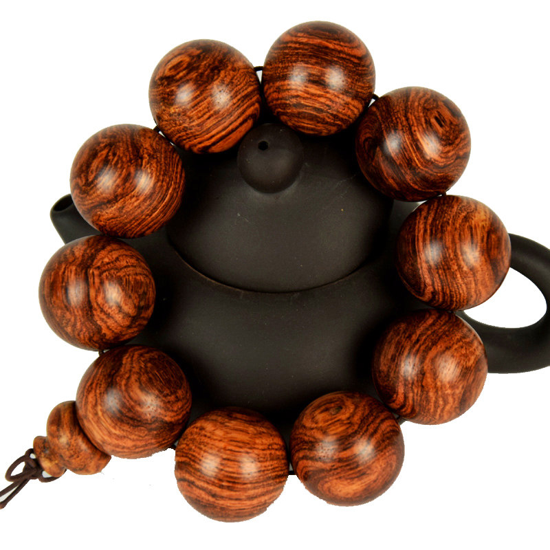 【降香黄檀】黄花梨 虎皮纹 2.5cm*10颗 56.6g